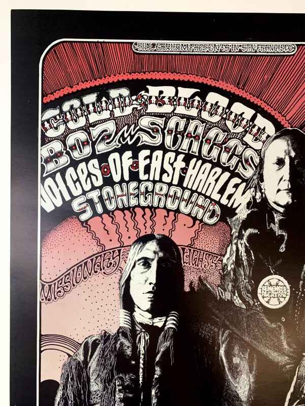 Cold Blood - Boz Scaggs - BG-264 New Years Eve - Fillmore West (1970) 14x22 US Music Poster - Image 2