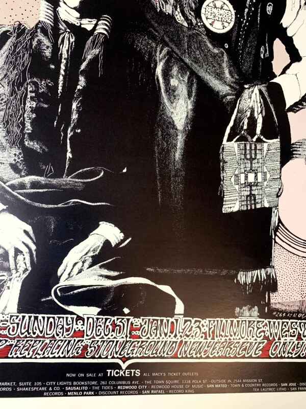 Cold Blood - Boz Scaggs - BG-264 New Years Eve - Fillmore West (1970) 14x22 US Music Poster - Image 4