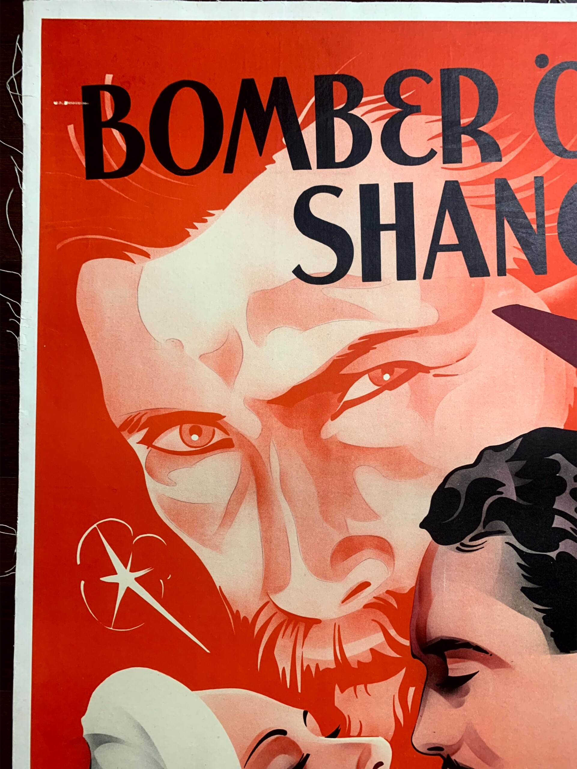 Bomber Over Shanghai - Art by Rohman (1938) Swedish One Sheet Movie Poster LB - Image 6