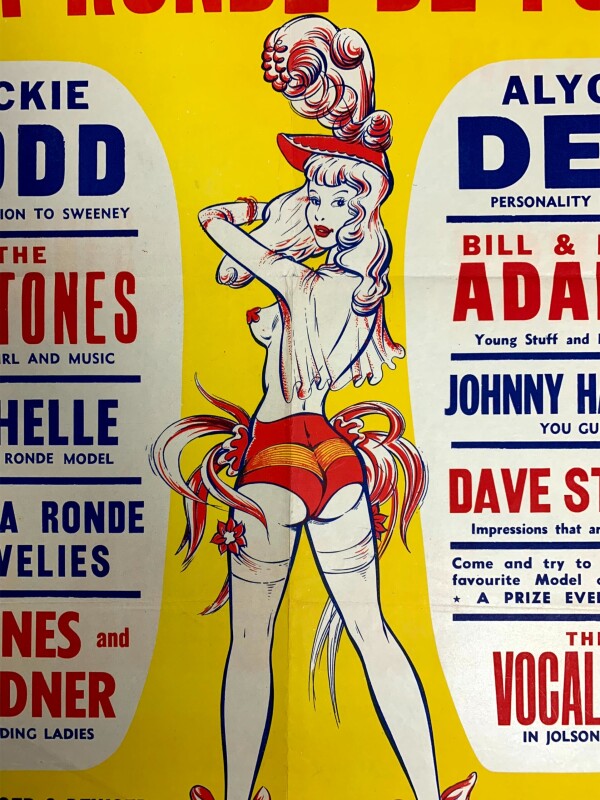 La Ronde - Exotic Review (1956) 20x30 UK Theater Poster - Image 5