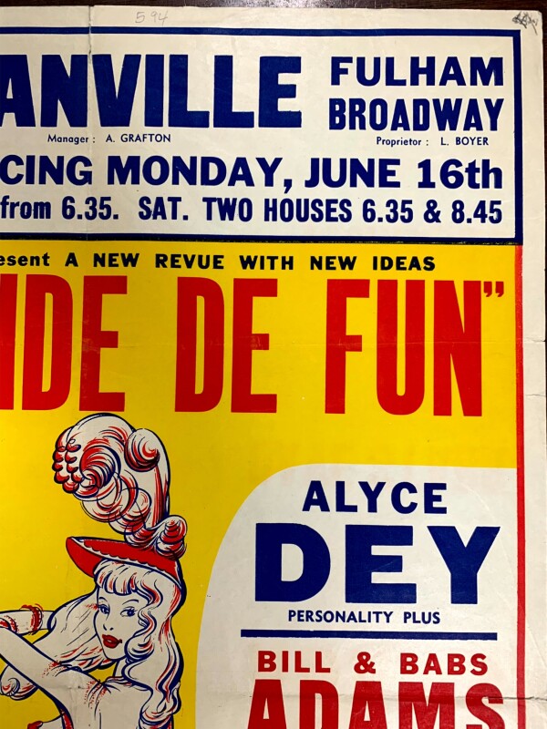 La Ronde - Exotic Review (1956) 20x30 UK Theater Poster - Image 3