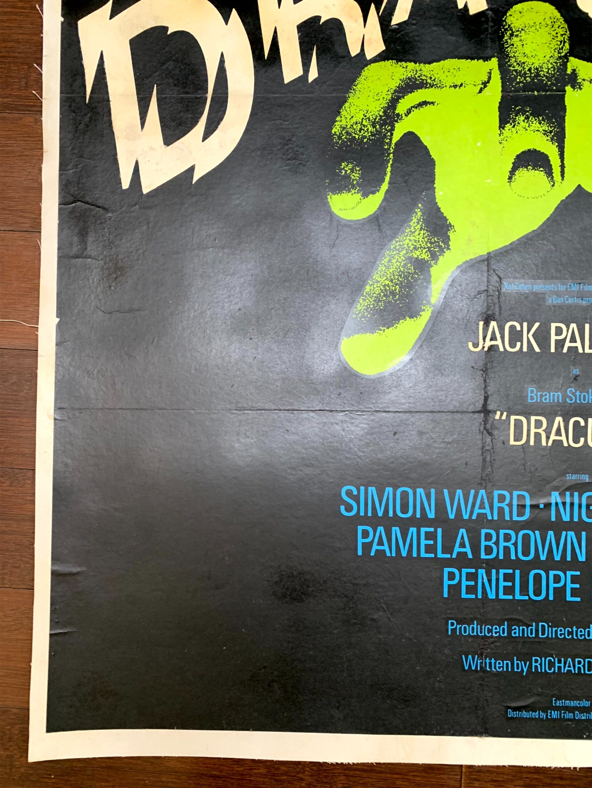 Dracula Jack Palance 1973 UK Movie Poster LB AAA Vintage Posters Dracula Jack Palance 1973 UK Movie Poster LB AAA Vintage Posters