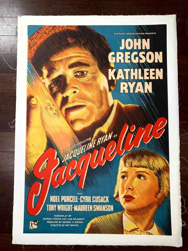 Jacqueline - Kathleen Ryan (1956) US One Sheet Movie Poster LB