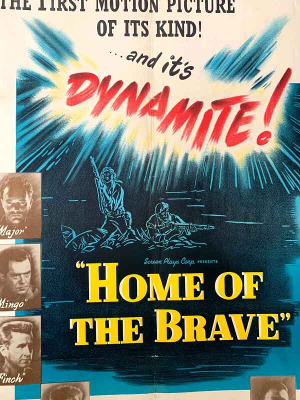 Home Of The Brave - Stanley Kramer (1949) US One Sheet Movie Poster LB - Image 3