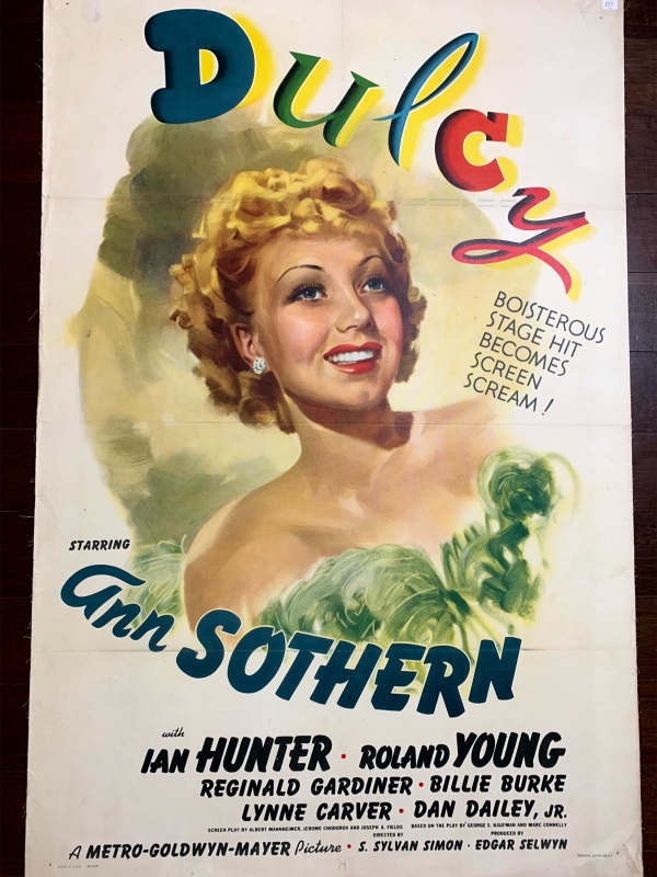 Dulcy Ann Sothern (1940) US One Sheet Movie Poster LB AAA Vintage