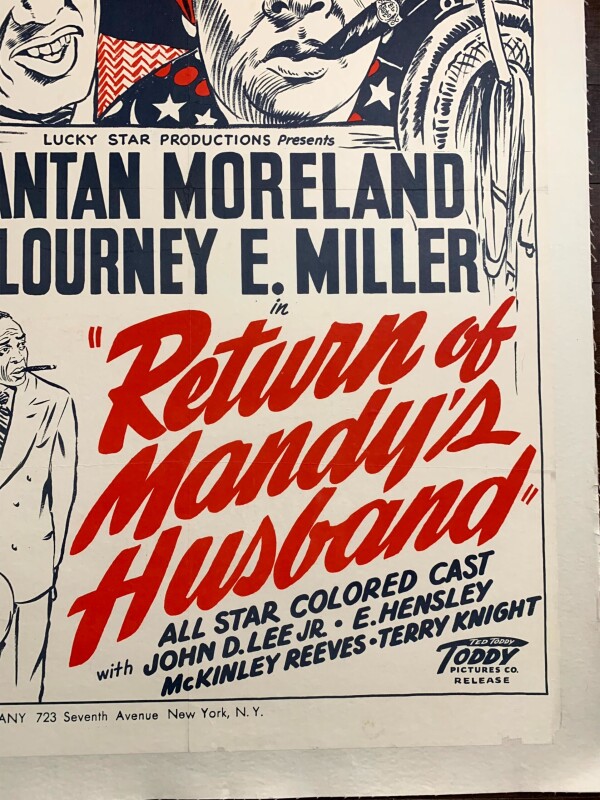 Return Of Mandy's Husband - Mantan Moreland (1948) US One Sheet Movie Poster LB - Image 5