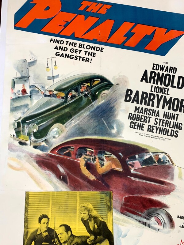 The Penalty - Lionel Barrymore (1941) US One Sheet Movie Poster LB - Image 3
