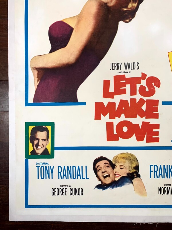 Let's Make Love - Marilyn Monroe (1960) US One Sheet Movie Poster LB - Image 4