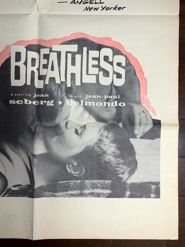 Breathless - Dir. Jean Luc Goddard (1960) US One Sheet Movie Poster - Image 4