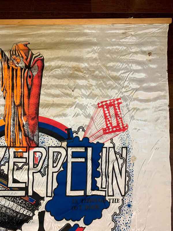 Led Zeppelin (1979) 42x44 US Cloth Concert Banner - Rare - Image 6
