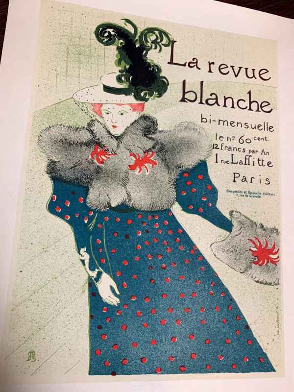 La Revue Blanche - Toulouse Lautrec (1896) 10x13 French Maitres D'Affiche Poster - Image 3