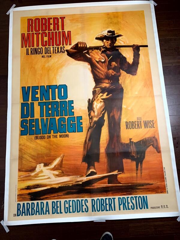 Blood on the Moon - Art by Tarantelli (1966) 55x77 Italian Movie Poster LB - Image 9