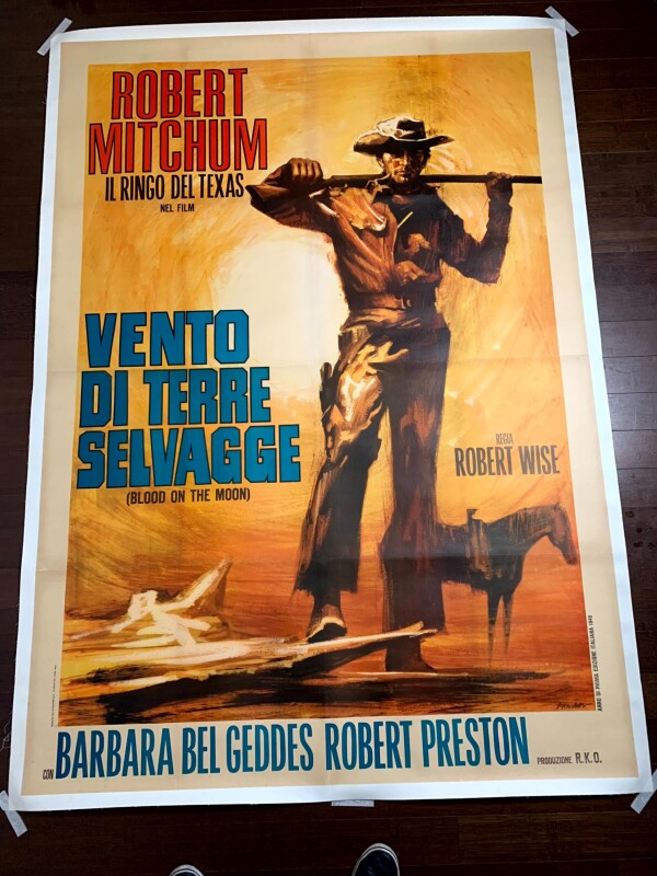 Blood on the Moon - Art by Tarantelli (1966) 55x77 Italian Movie Poster LB - Image 8