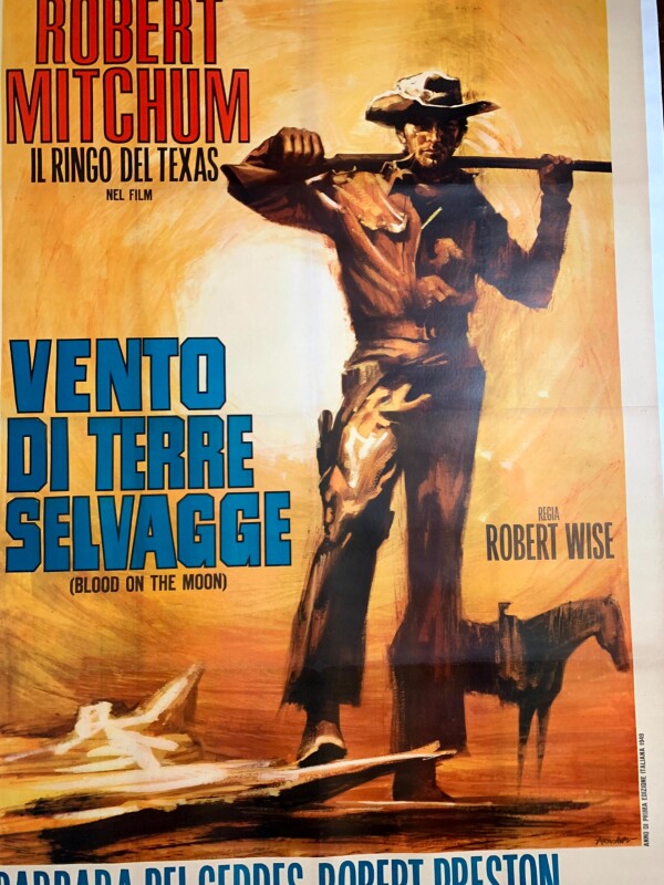 Blood on the Moon - Art by Tarantelli (1966) 55x77 Italian Movie Poster LB - Image 3