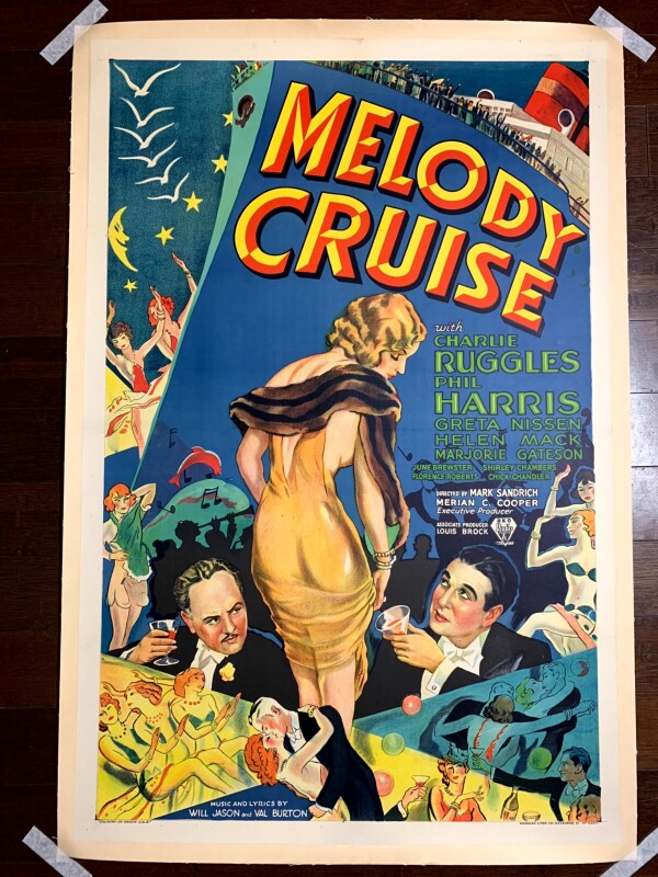 Melody Cruise - Charlie Ruggles (1933) US One Sheet Movie Poster LB