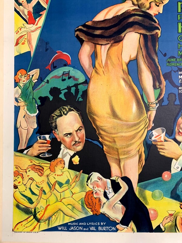Melody Cruise - Charlie Ruggles (1933) US One Sheet Movie Poster LB - Image 5