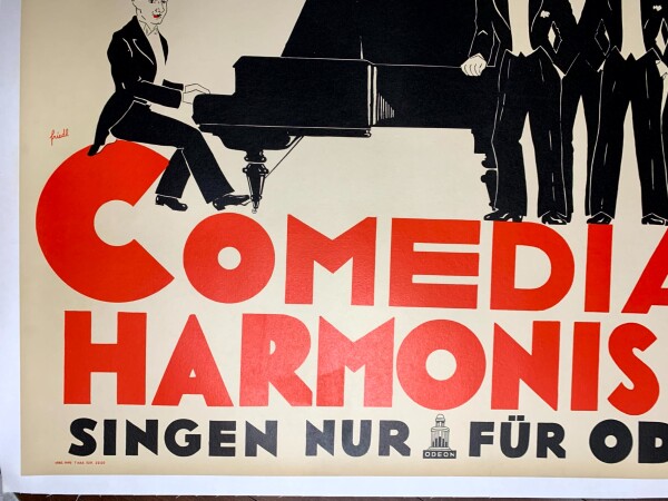 Comedian Harmonists (1970) 27.5x37 German Theater Poster LB - Image 4