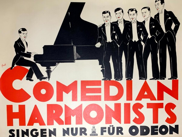 Comedian Harmonists (1970) 27.5x37 German Theater Poster LB - Image 3