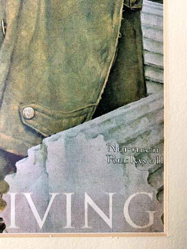 The Saturday Evening Post - Norman Rockwell Bundle (1940's) 10.5x14 US Magazine Covers x3 - Matted - Image 6