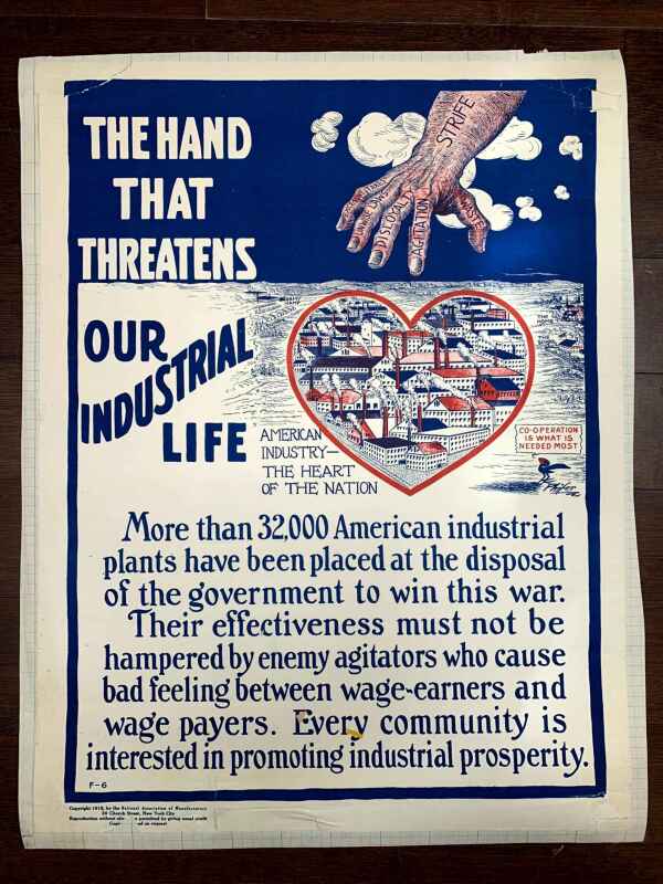 Cooperation Will Win The War x7 (1912) 19x24.5 US WWI Posters - Image 3
