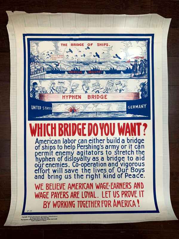 Cooperation Will Win The War x7 (1912) 19x24.5 US WWI Posters - Image 7