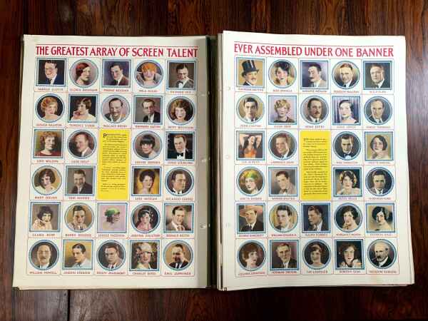 Paramount 15th Birthday Group (1926) 12x16.5 US Film Studio Promotional Book - Image 3