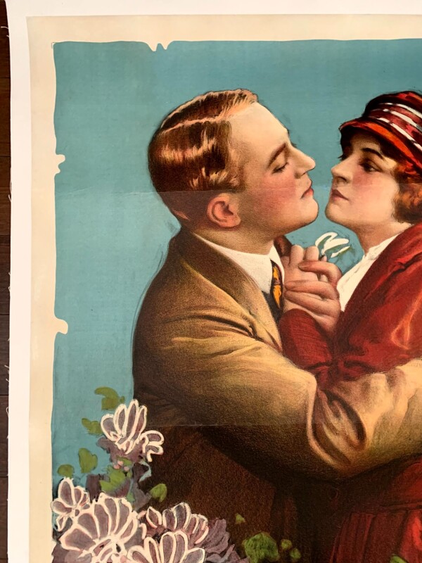Broadway Jones - George M. Cohan 1st Movie (1917) 28.25x41 US Silent Movie Poster - Image 2