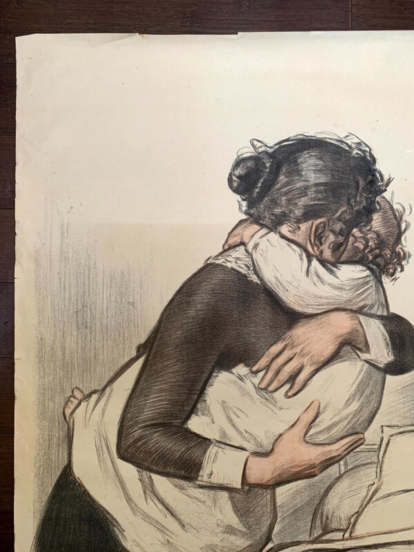 Souscrivez a l'emprunt National - Art by Georges Redon (1917) 32x45 French War Poster - Image 2