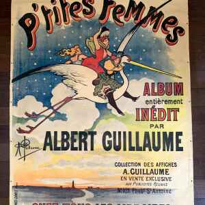 P'tites Femmes - Art by Albert Guillaume (1893) 38x49 French Promotional Poster