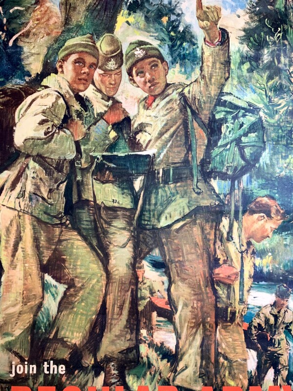 Join The Regular Army - Art by John Worsley (1959) 20x30" UK Recruitment Poster - Image 6
