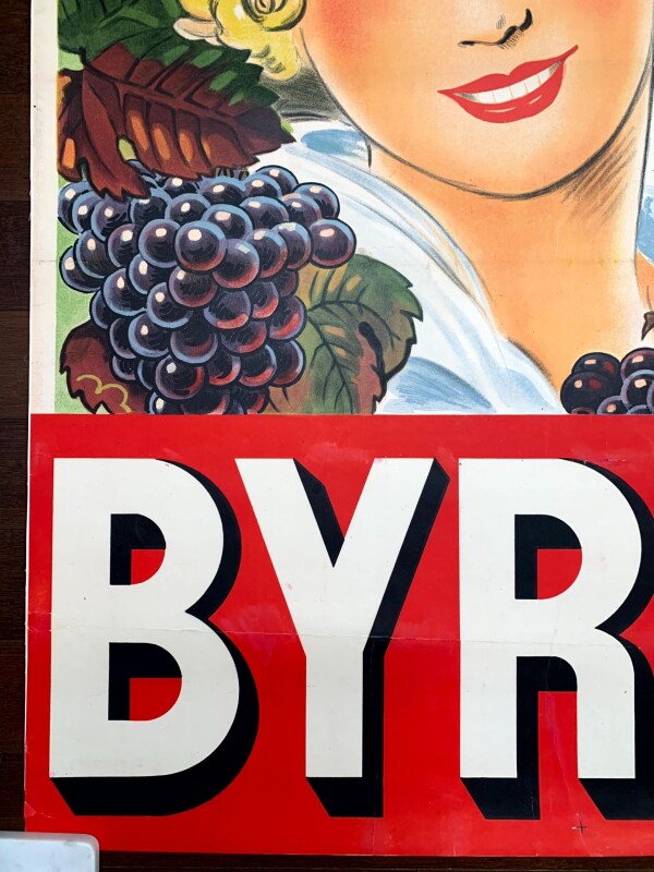Byrrh - Art by Raoul Auger (1933) 37.5x45.75 French Litho Poster LB - Image 5