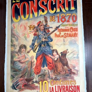 Conscrit de 1870 - Art Paul de Semant (1900) 41x61 French Litho Franco Prussian War