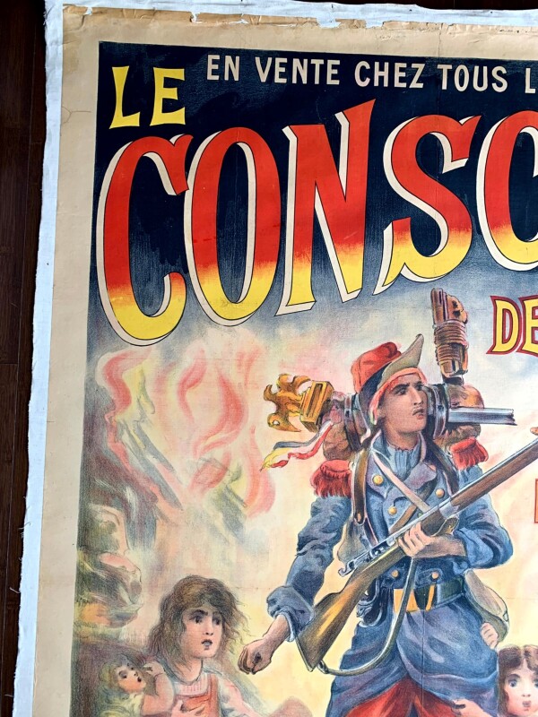 Conscrit de 1870 - Art Paul de Semant (1900) 41x61 French Litho Franco Prussian War - Image 3