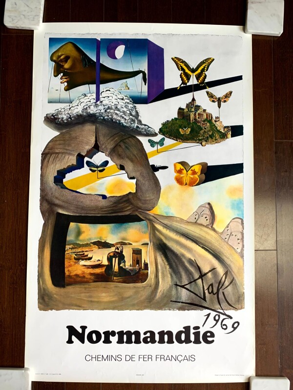 Dali Portfilio x5 French Railroads (1969) 24.4x39 French Travel Posters