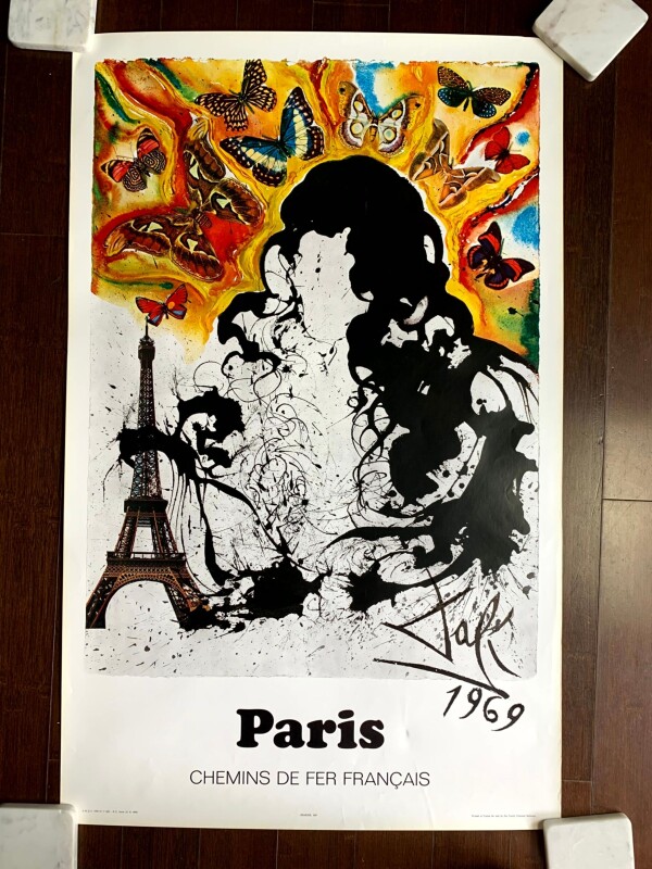 Dali Portfilio x5 French Railroads (1969) 24.4x39 French Travel Posters - Image 3