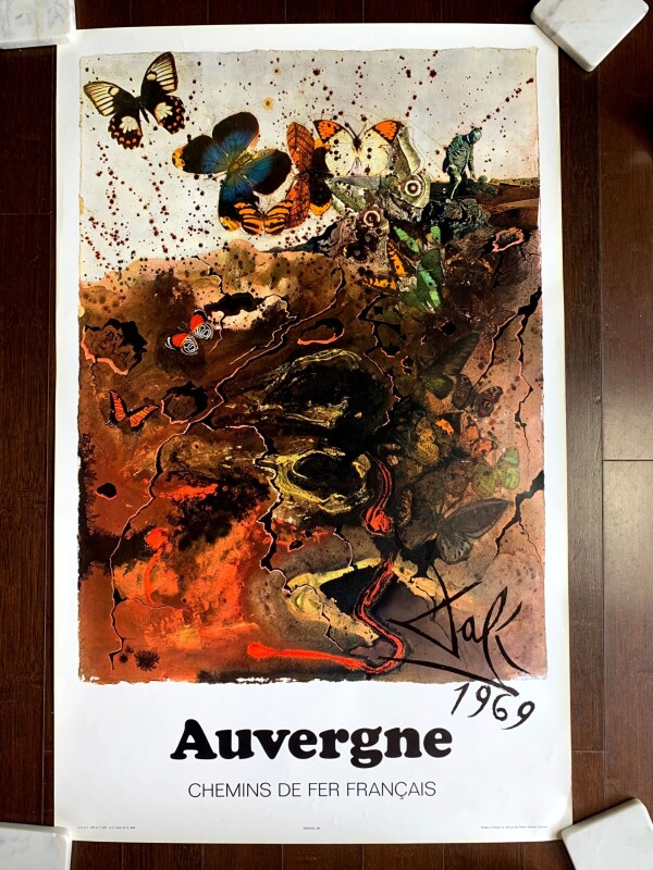 Dali Portfilio x5 French Railroads (1969) 24.4x39 French Travel Posters - Image 4