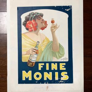 Fine Monis (1911) 11.75"x15.5" French Advertising Poster LB