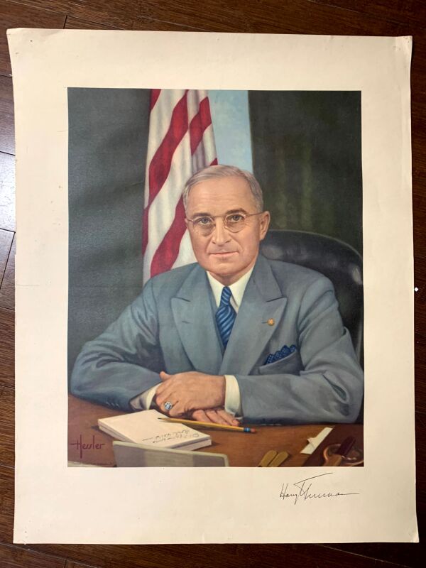 Presidential Portrait Bundle x6 - Roosevelt & More (1937) 12.25"x17.5" US Presidential Lithograph Portraits - Image 5