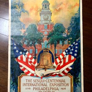 Sesquicentennial Philadelphia (1926) 17.75"x26.75" US Exhibition Poster
