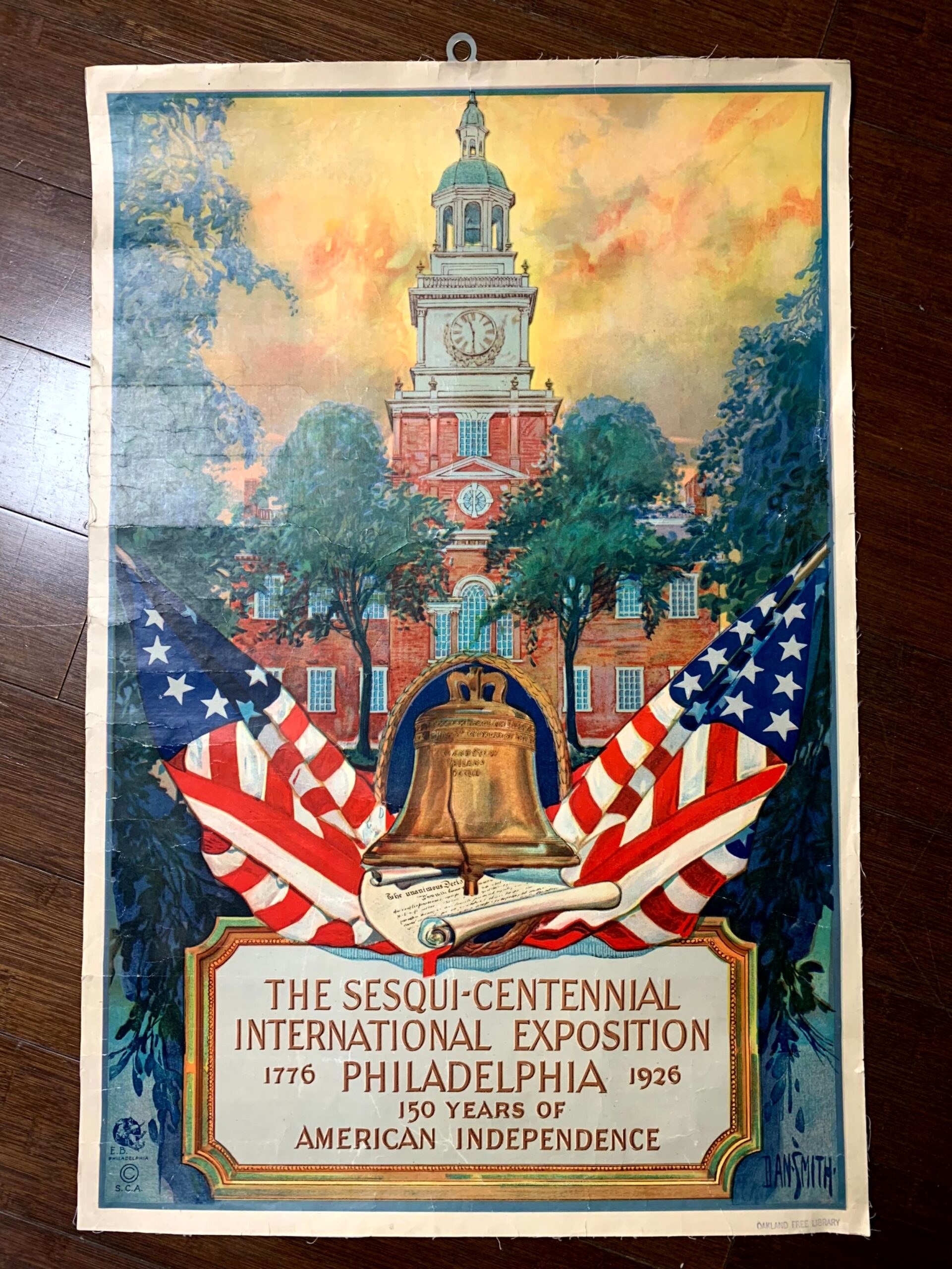 Sesquicentennial Philadelphia (1926) 17.75"x26.75" US Exhibition Poster