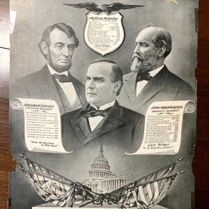 Our Martyrs by Charles Gustrine & Co. (1901) 15.25"x22" US Presidential Portrait