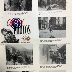 US Army 8th Signal Corps Official Photos (1945) 22"x29" US War Posters x2