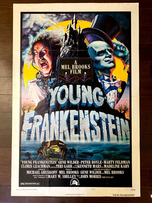 Young Frankestein - Mel Brooks (1974) US One Sheet Movie Poster