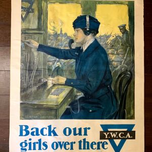YMCA & Red Cross War Bundle x4 (1910's) 21"x28" US War Posters
