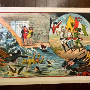 Damen Bad - J. Weiner (1932) 24.75"x37.5" Austrian Theater Litho Poster LB