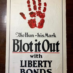 Blot It Out - Art by J. Allen St. John (1917) 28.5"x40.25" US War Poster