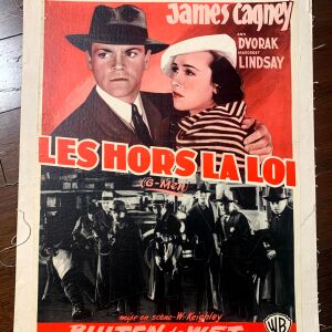 G-Men - James Cagney (1935) 13.5"x18" Belgian Movie Poster LB