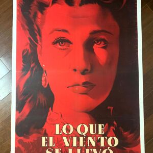 Gone With The Wind Bundle x2 - Vivien Leigh & Clarke Gable (1939) 26.25"x39.75" Spanish Movie Posters LB