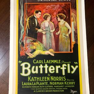 The Butterfly - Morgau Litho (1924) 25.5"x39" US Movie Poster LB