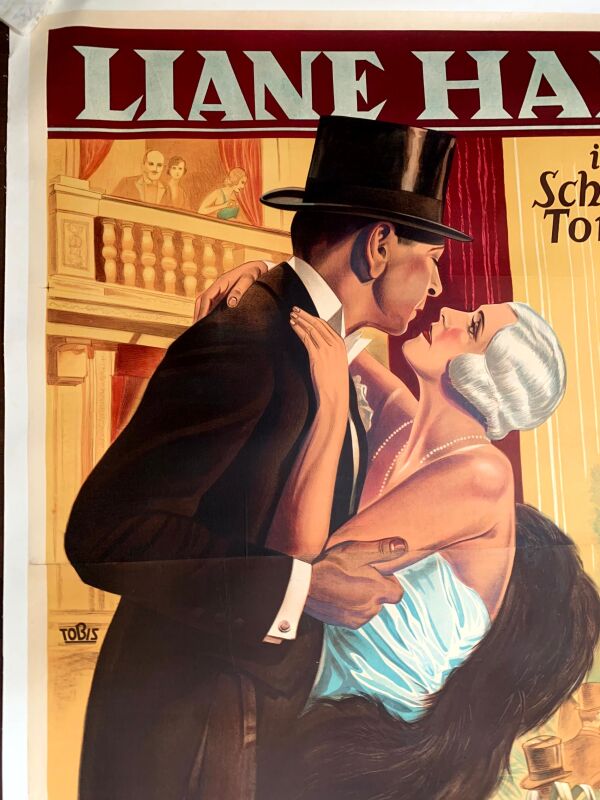Operne-Redoute - Dir. Max Neufeld (1931) 59.5"x110" Austrian Movie Poster LB - Image 4